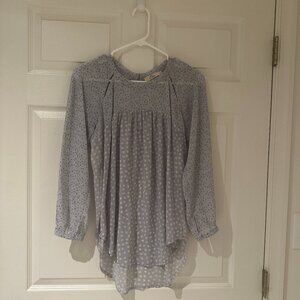 Elodie blouse blue pastel size small